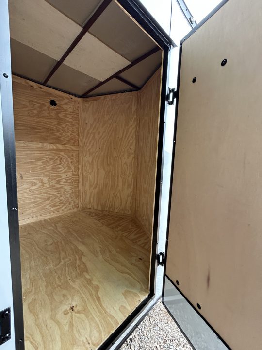 New 2026 Family Trailer 7x14 Tandem Axles Cargo / Enclosed Trailer-Screwless Exterior-Blackout Pkg-Rear Spoiler