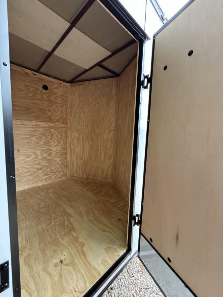 New 2026 Family Trailer 7x14 Tandem Axles Cargo / Enclosed Trailer-Screwless Exterior-Blackout Pkg-Rear Spoiler