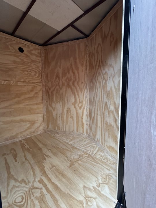 New 2026 Family Trailer 7x14 Tandem Axles Cargo / Enclosed Trailer-Screwless Exterior-Blackout Pkg- Rear Spoiler