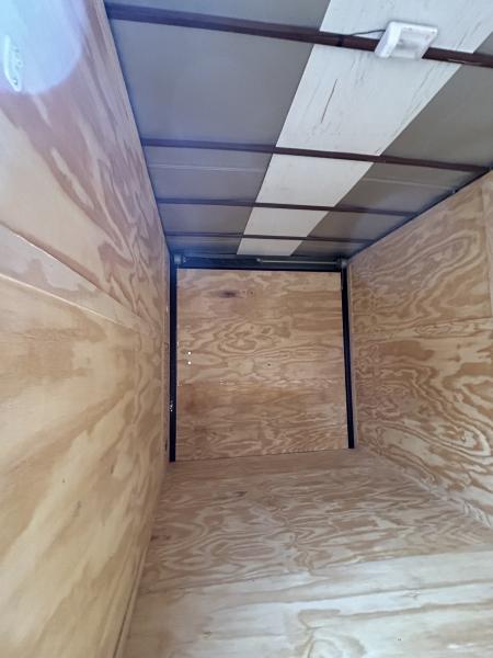 New 2026 Family Trailer 7x14 Tandem Axles Cargo / Enclosed Trailer-Screwless Exterior-Blackout Pkg- Rear Spoiler