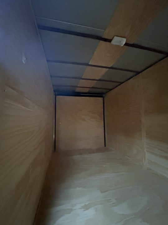 New 2026 Family Trailer 7x14 Tandem Axles Cargo / Enclosed Trailer- Screwless Exterior-Blackout Pkg- Rear Spoiler