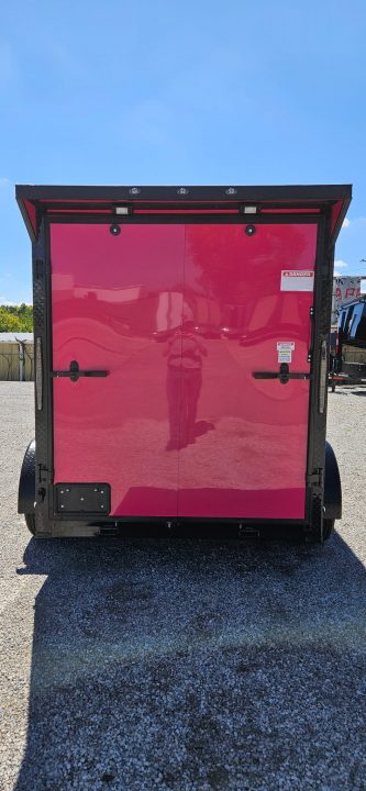 New 2026 Family Trailer 6x12 Tandem Axles Cargo / Enclosed Trailer- Screwless Exterior-Blackout Pkg-Rear Spoiler