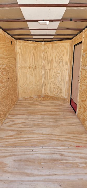 New 2026 Family Trailer 6x12 Tandem Axles Cargo / Enclosed Trailer- Screwless Exterior-Blackout Pkg-Rear Spoiler