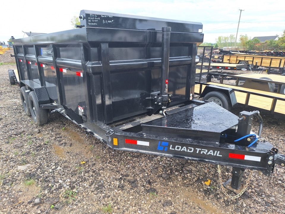 New 2027 Load Trail 83x16' Dump Trailer W/48" Sides and Telescopic