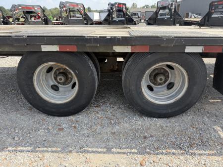 Used 2012 Elite 102"X30' 22.5K GVWR Gooseneck Flatbed Trailer