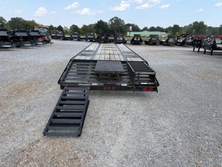 Used 2012 Elite 102"X30' 22.5K GVWR Gooseneck Flatbed Trailer