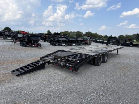 Used 2012 Elite 102"X30' 22.5K GVWR Gooseneck Flatbed Trailer
