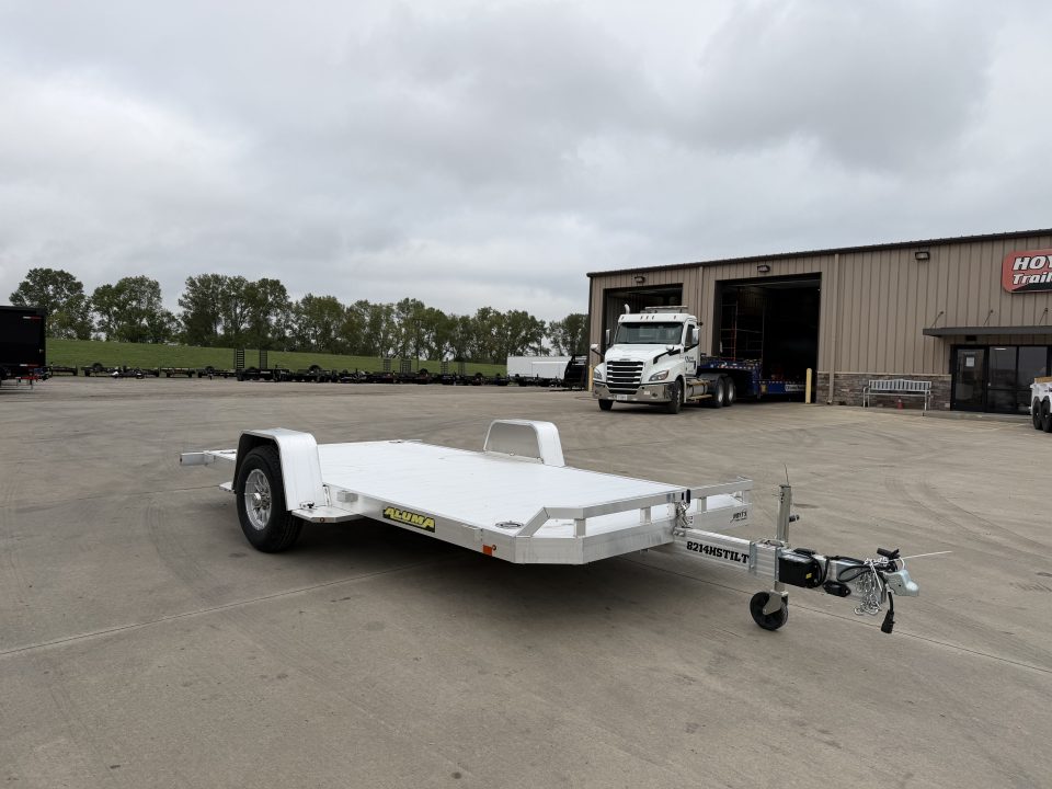 New 2027 Aluma 8214H-TILT Utility Tilt Trailer