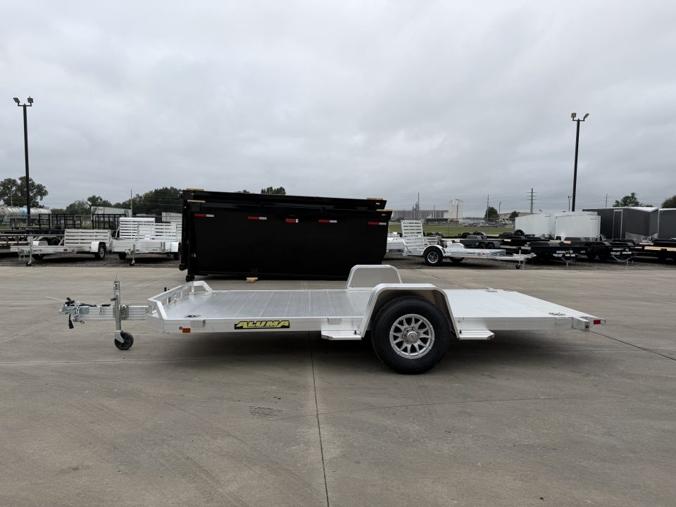 New 2027 Aluma 8214H-TILT Utility Tilt Trailer