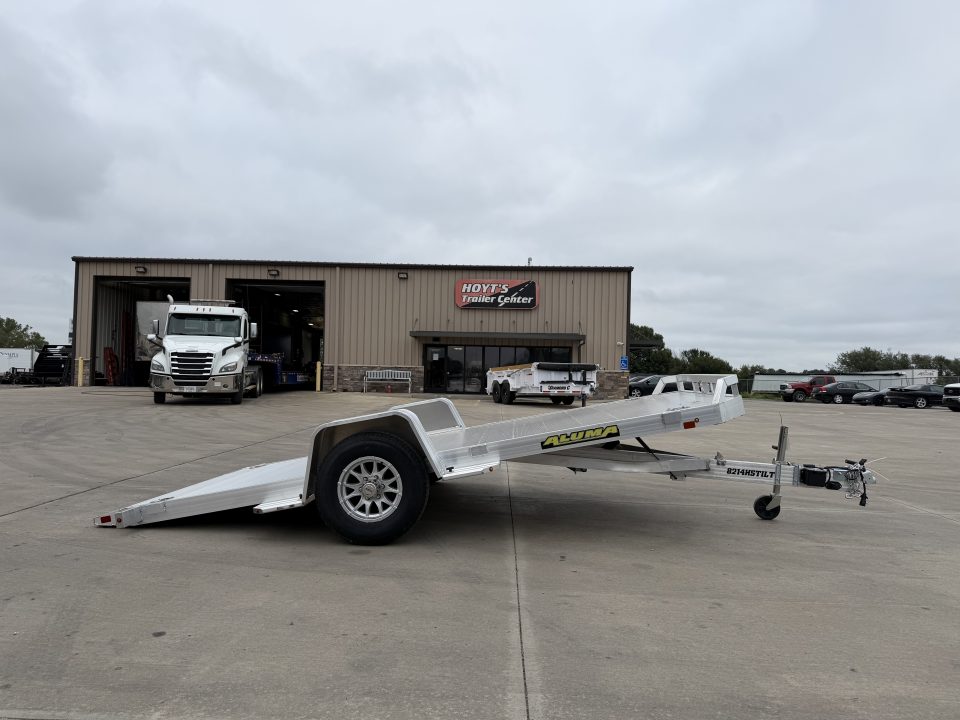 New 2027 Aluma 8214H-TILT Utility Tilt Trailer