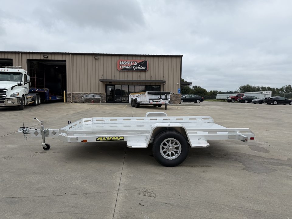 New 2027 Aluma 7712H-TILT Utility Tilt Trailer