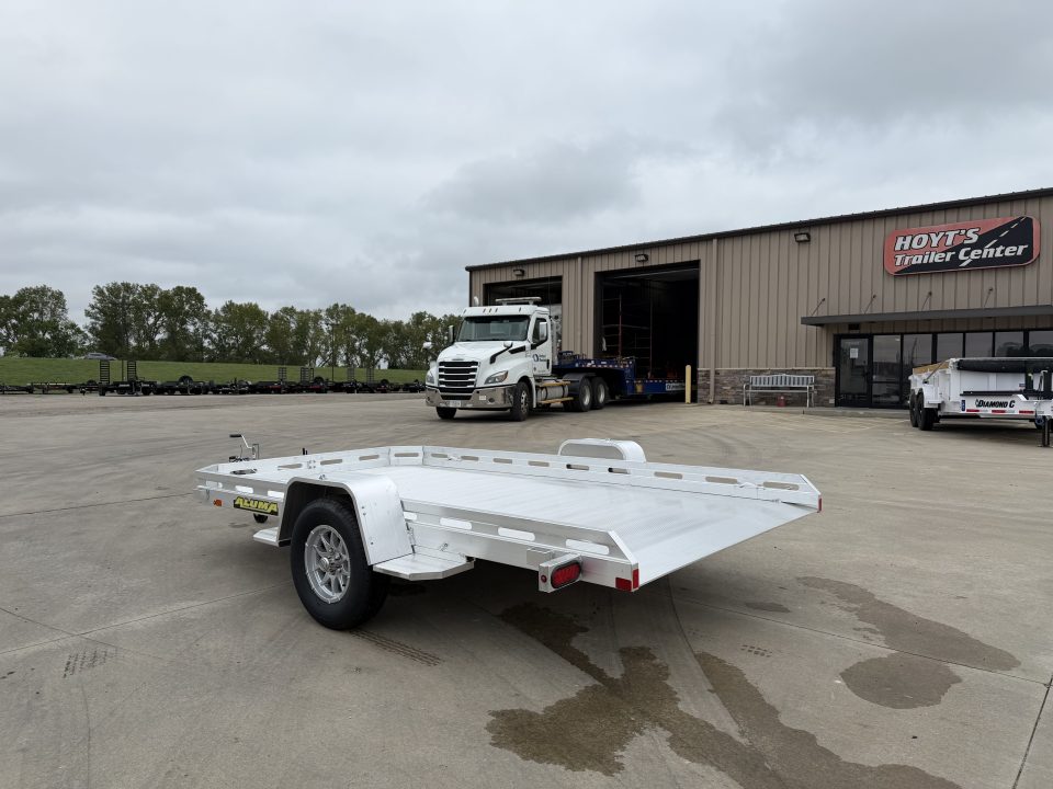 New 2027 Aluma 7712H-TILT Utility Tilt Trailer