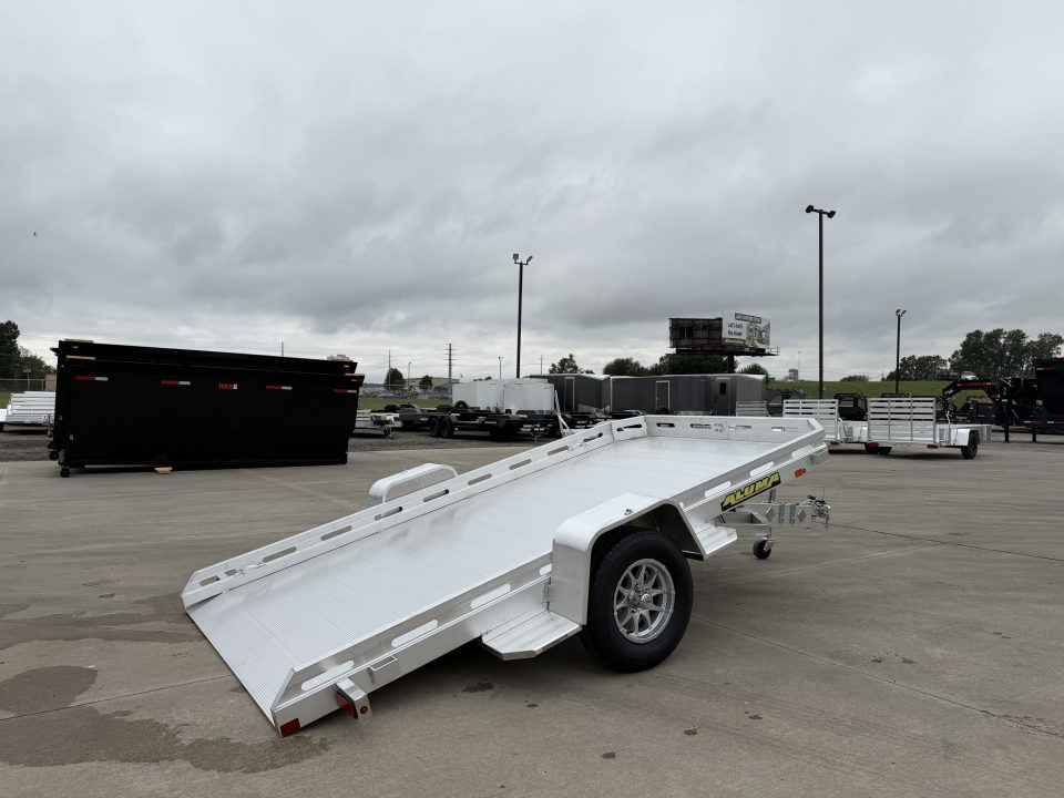 New 2027 Aluma 7712H-TILT Utility Tilt Trailer