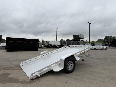 New 2027 Aluma 7712H-TILT Utility Tilt Trailer