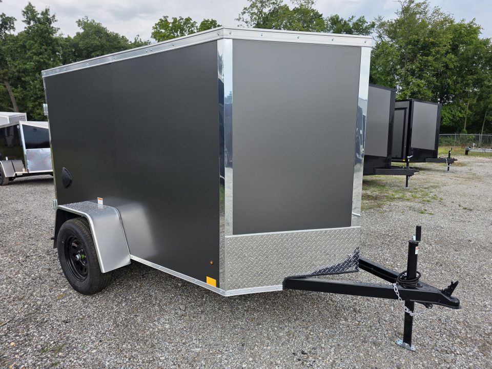 New 2027 Cross Trailers 5X8 screwless CARGO ENCLOSED TRAILER 5 X 8 Cargo / Enclosed Trailer