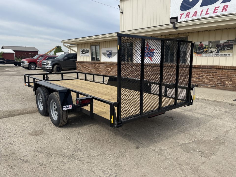 New 2027 AMO 76x16 TA2 Rail Side 7K Landscape Trailer