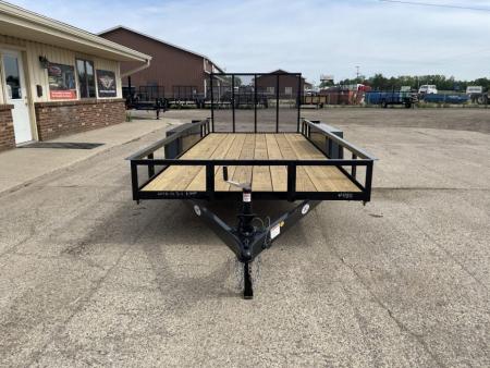 New 2027 AMO 76x16 TA2 Rail Side 7K Landscape Trailer
