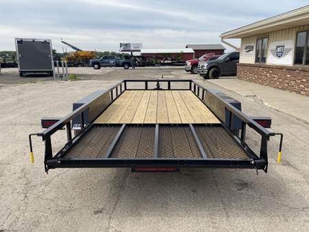 New 2027 AMO 76x16 TA2 Rail Side 7K Landscape Trailer
