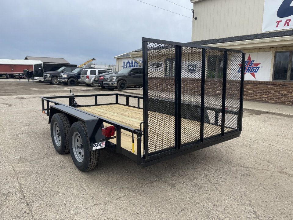 New 2027 AMO 76x12 Tandem Axle Low Side 7K Landscape Trailer