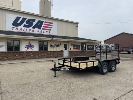 New 2027 AMO 76x12 Tandem Axle Low Side 7K Landscape Trailer