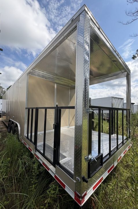 New 2027 Quality Cargo 8.5'X36' PORCH TRAILER BBQ Trailer