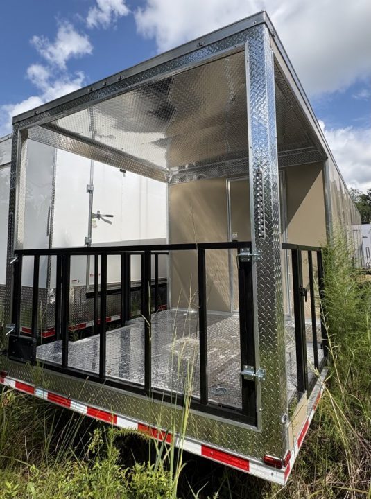 New 2027 Quality Cargo 8.5'X36' PORCH TRAILER BBQ Trailer