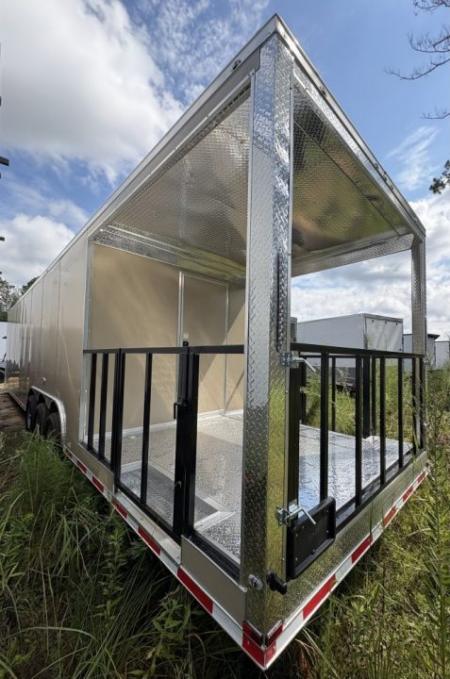 New 2027 Quality Cargo 8.5'X36' PORCH TRAILER BBQ Trailer
