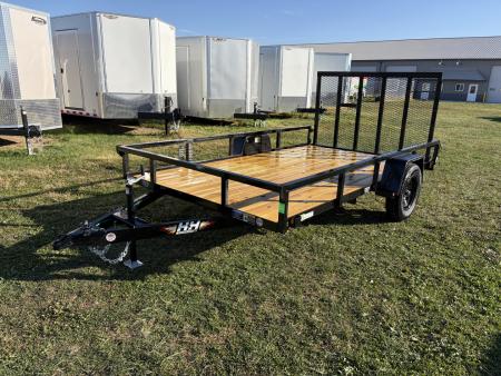 New 2027 H&H Trailers 82x12 Rail Side Utility
