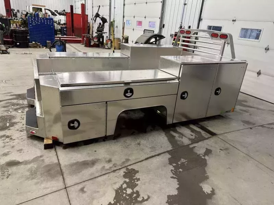 New Martin Truck Bodies Aluminum Gooseneck Service Body DRW 84" CA Cab and Chassis SMOOTH APPEARANCE Gooseneck Bodies