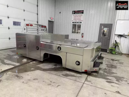 New Martin Truck Bodies Aluminum Gooseneck Service Body DRW 84  CA Cab and Chassis SMOOTH APPEARANCE Gooseneck Bodies