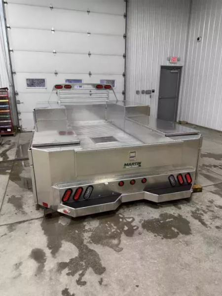 New Martin Truck Bodies Aluminum Gooseneck Service Body DRW 84" CA Cab and Chassis SMOOTH APPEARANCE Gooseneck Bodies