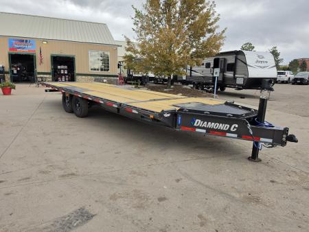 New 2027 Diamond C Trailers DET207 24X102 Flatbed Trailer