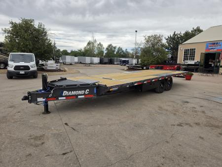 New 2027 Diamond C Trailers DET207 24X102 Flatbed Trailer
