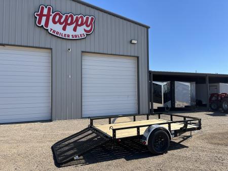 New 2027 PJ 77"x10' Single Axle Utility Trailer - U7