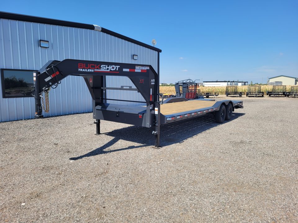 New 2027 Buckshot 102"x26' Gooseneck Equipment/Car Trailer