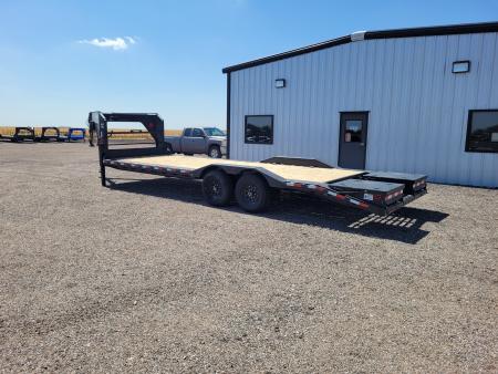 New 2027 Buckshot 102"x26' Gooseneck Equipment/Car Trailer