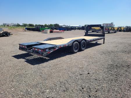 New 2027 Buckshot 102"x26' Gooseneck Equipment/Car Trailer