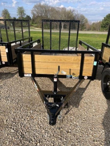 New 2027 H&H Trailers 60X8 29990 GVWR Wood Side Utility Trailer