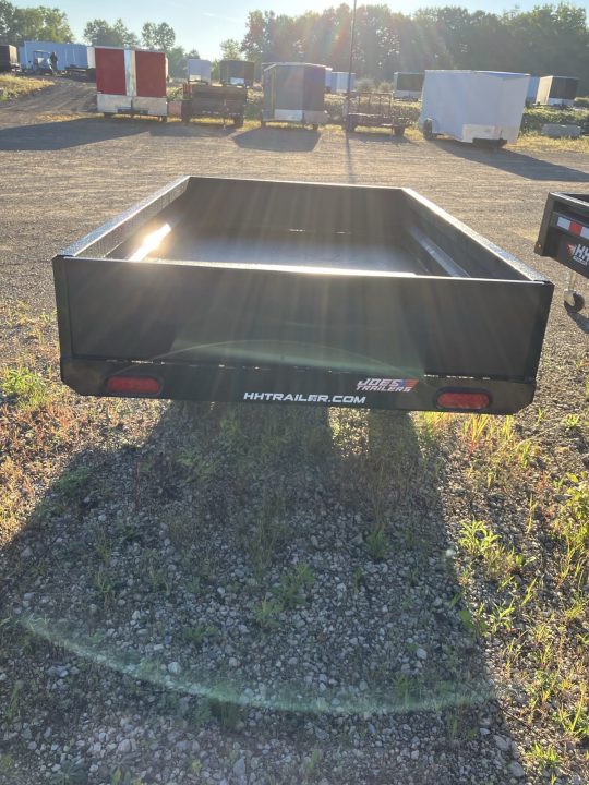New 2027 H&H Trailers 54x8 2900GVWR Convertible Panels/Detachable Tongue Dump Trailer
