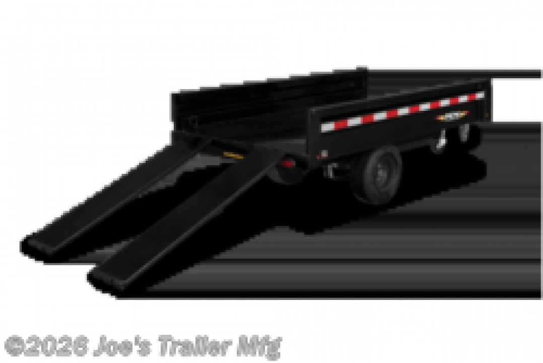 New 2027 H&H Trailers 54x8 2900GVWR Convertible Panels/Detachable Tongue Dump Trailer