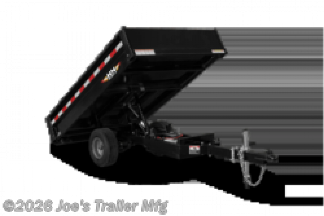 New 2027 H&H Trailers 54x8 2900GVWR Convertible Panels/Detachable Tongue Dump Trailer