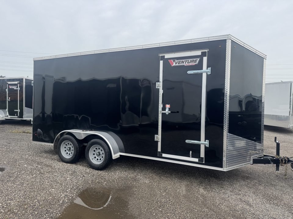 New 2026 7x16 Cargo / Enclosed Trailer with 7' inside height