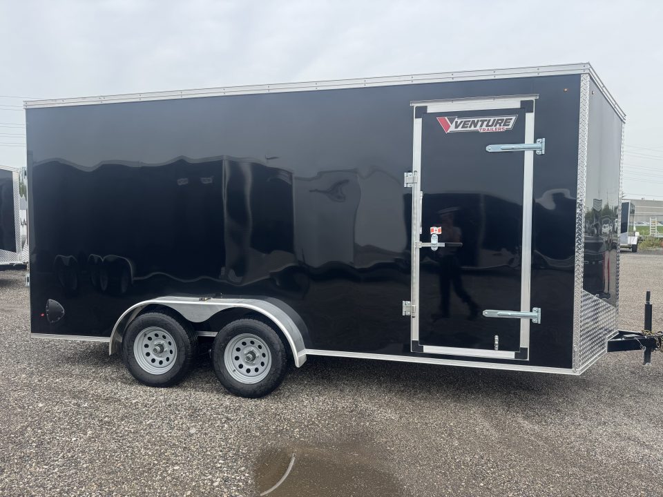 New 2026 7x16 Cargo / Enclosed Trailer with 7' inside height
