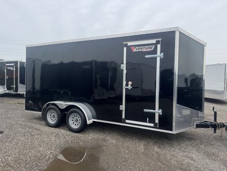 New 2026 7x16 Cargo / Enclosed Trailer with 7' inside height