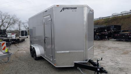 New 2027 Homesteader 7x16 HD SERIES Intrepid V-Nose Cargo Trailer w/ Barn Doors (9950# GVW)