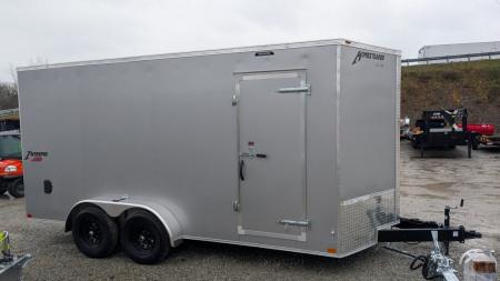 New 2027 Homesteader 7x16 HD SERIES Intrepid V-Nose Cargo Trailer w/ Barn Doors (9950# GVW)