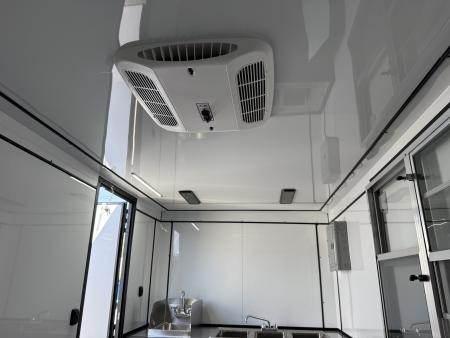 New 2027 Covered Wagon Trailers 6X12 TA2 POLY CONCESSION FLAT FRONT Cargo / Enclosed Trailer