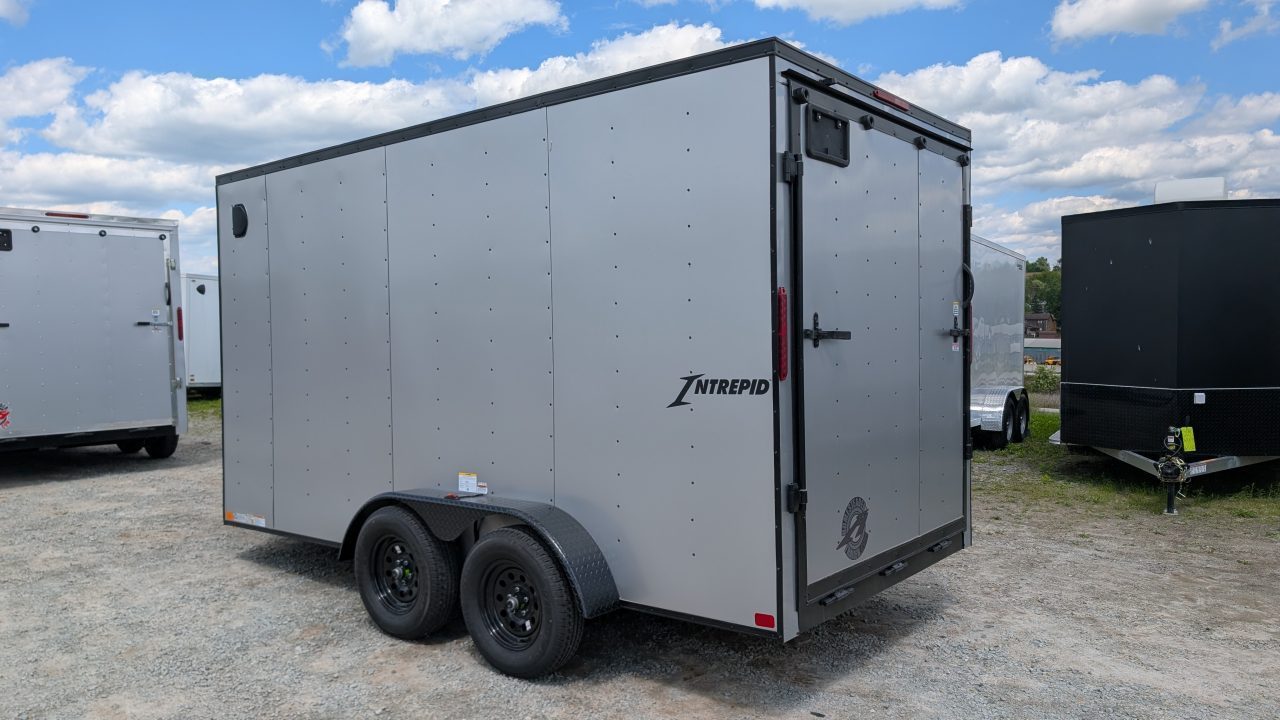 New 2027 Homesteader 7x14 Intrepid V-Nose Cargo Trailer w/ Ramp Door (84" Inside!)