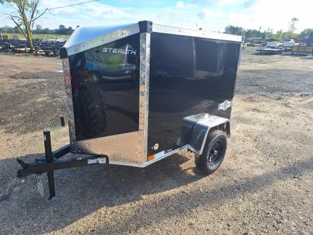 New 2027 Stealth Trailers 4x6 Cargo / Enclosed Trailer W/ Barn Door