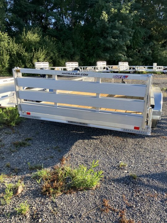 New 2027 H&H Trailers 82x16 7000 GVWR Aluminum ATV Trailer